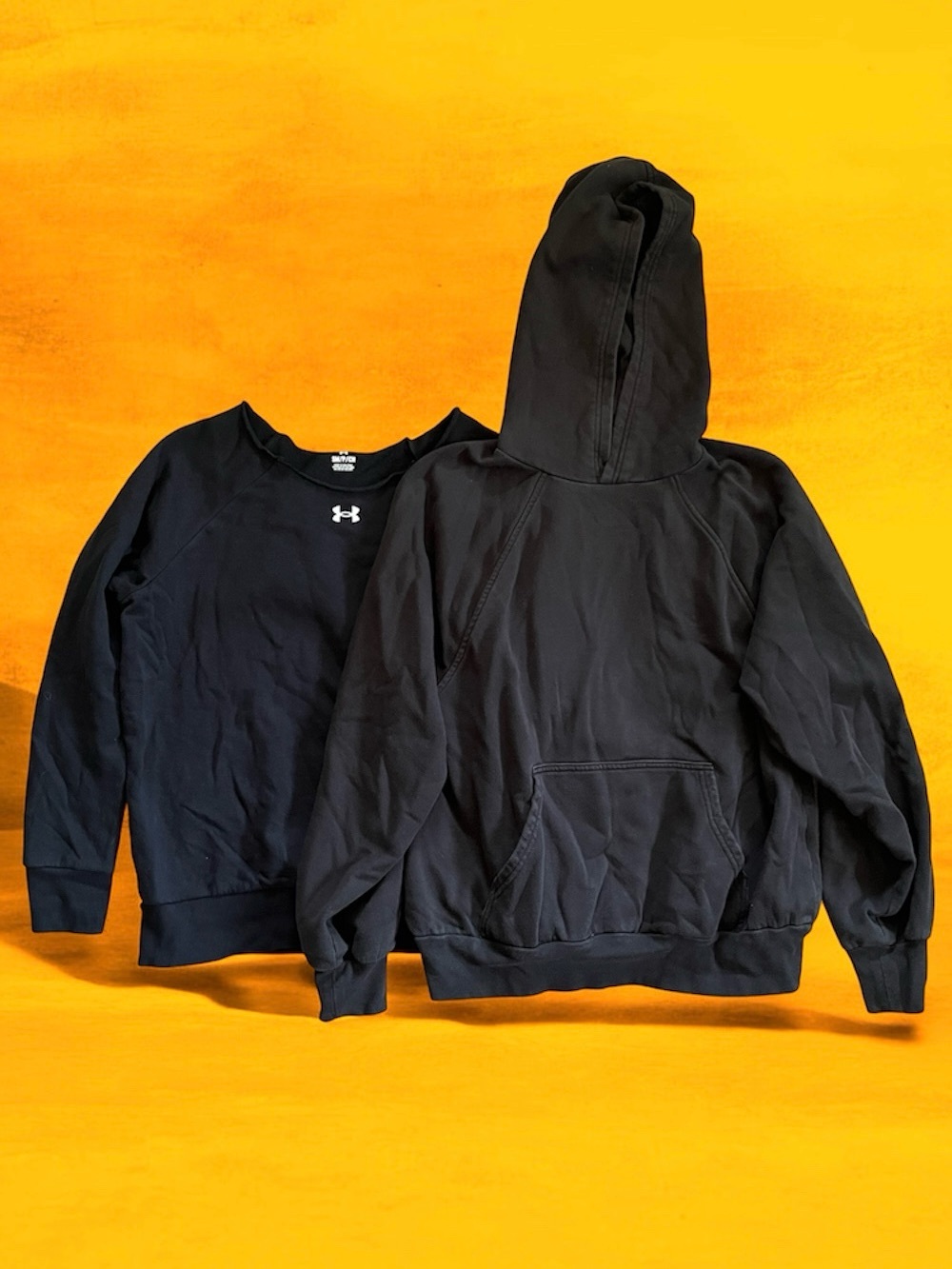 Under Armour & DSG Black Raglan Sleeve Sweatshirts (2)